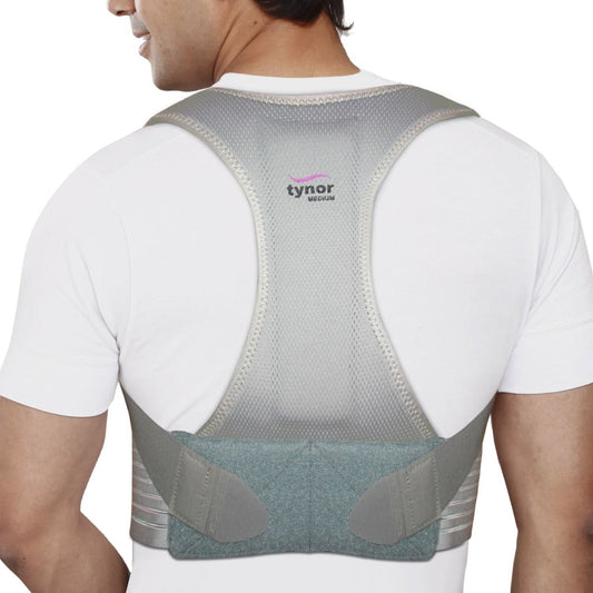 Tynor Posture Corrector, Grey, Large, 1 Unit