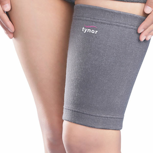 Tynor Thigh Support, Grey, XL, 1 Unit