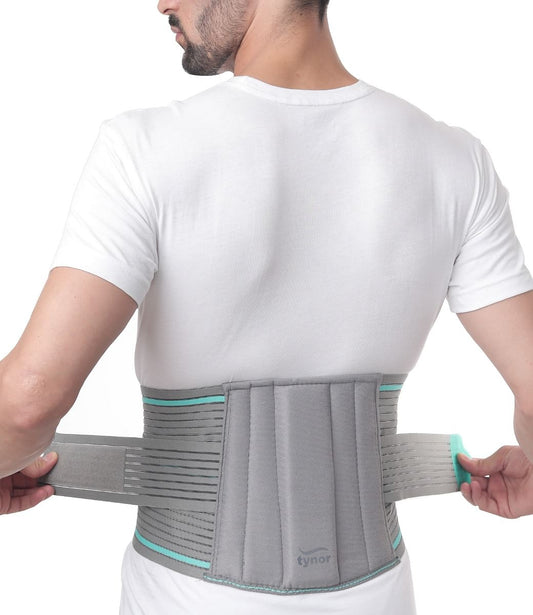 Tynor Lumbo Sacral Belt, Grey, Medium, 1 Unit