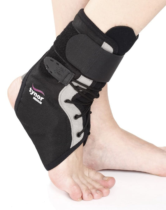 Tynor Ankle Brace, Black, Small, 1 Unit