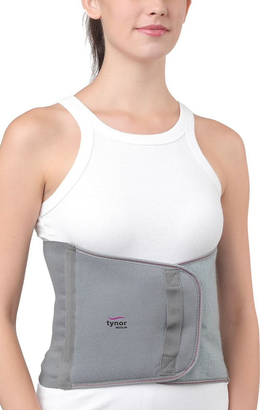 Tynor Abdominal Support 9"/23cm, Grey, Small, 1 Unit