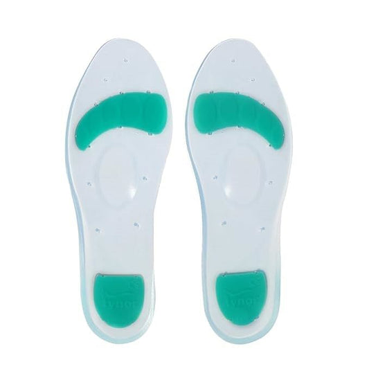 Tynor Insole Full Silicone, White, XL, Pack of 2