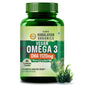 Vlado's Himalayan Organics Vegen Omega 3 - 1120 MG Supplement | 3X Strength | Veg DHA | Vegetarian Omega 3 | Algal DHA | Plant Based | No Fish oil Used I Healthy Heart, Joints & Eyes I Omega Capsules for Men & Women- 60 Veg Capsules