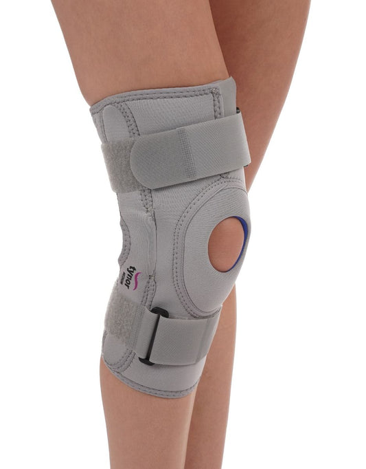 Tynor Knee Support Hinged (Neoprene), Grey, Medium, 1 Unit