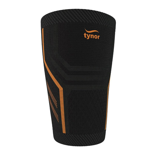 Tynor Thigh Support Air Pro, Black & Orange, Small, 1 Unit
