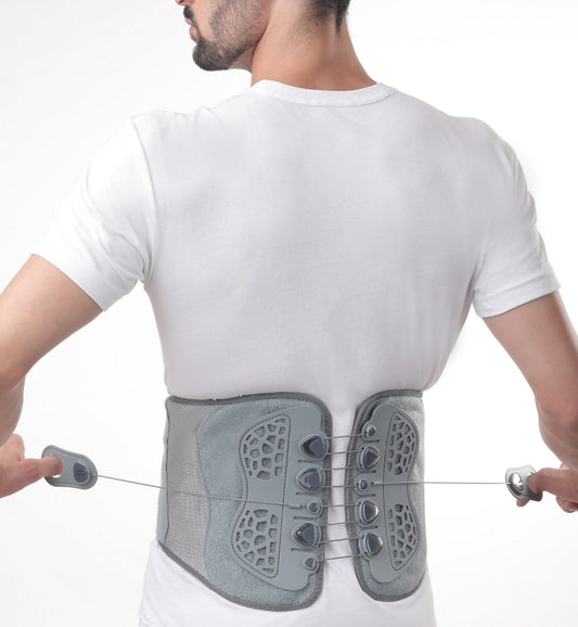 Tynor Lacepull L.S Belt, Grey, XXL/XXXL, 1 Unit