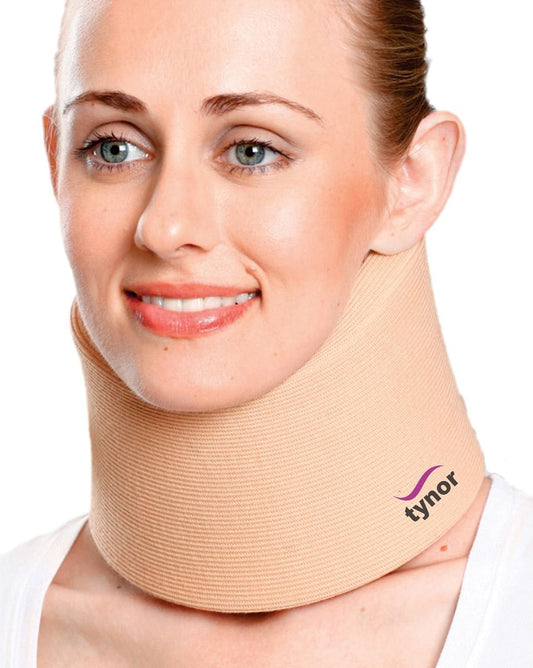 Tynor Cervical Collar Soft, Beige, Small, 1 Unit