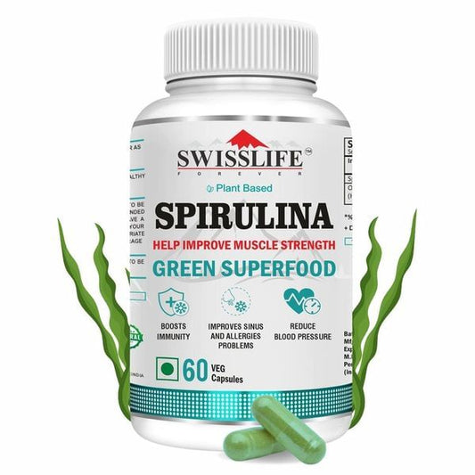 SwissLife Forever Spirulina 2000mg |Superfood | For Weight Manag