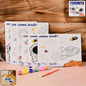 Cosmic Space Theme Kids Painting and Coloring Kit