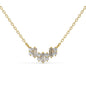 Minimal Baguette Pendant Necklace
