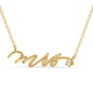 Mrs. Pendant Necklace