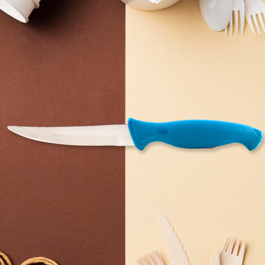 Heavy-duty Stainless Steel Kitchen Knife With Ergonomic Handle (1 Pc)