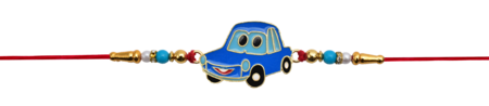 Car Rakhi With Red Thread  For Kids