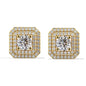 Octagon Diamond Jacket Earrings