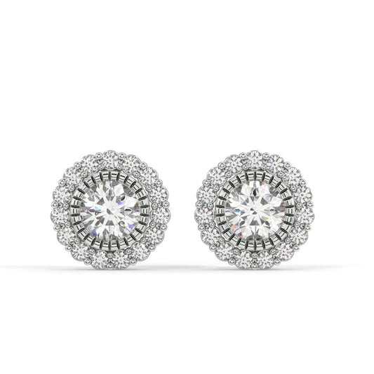 Olivia Halo Stud Earrings