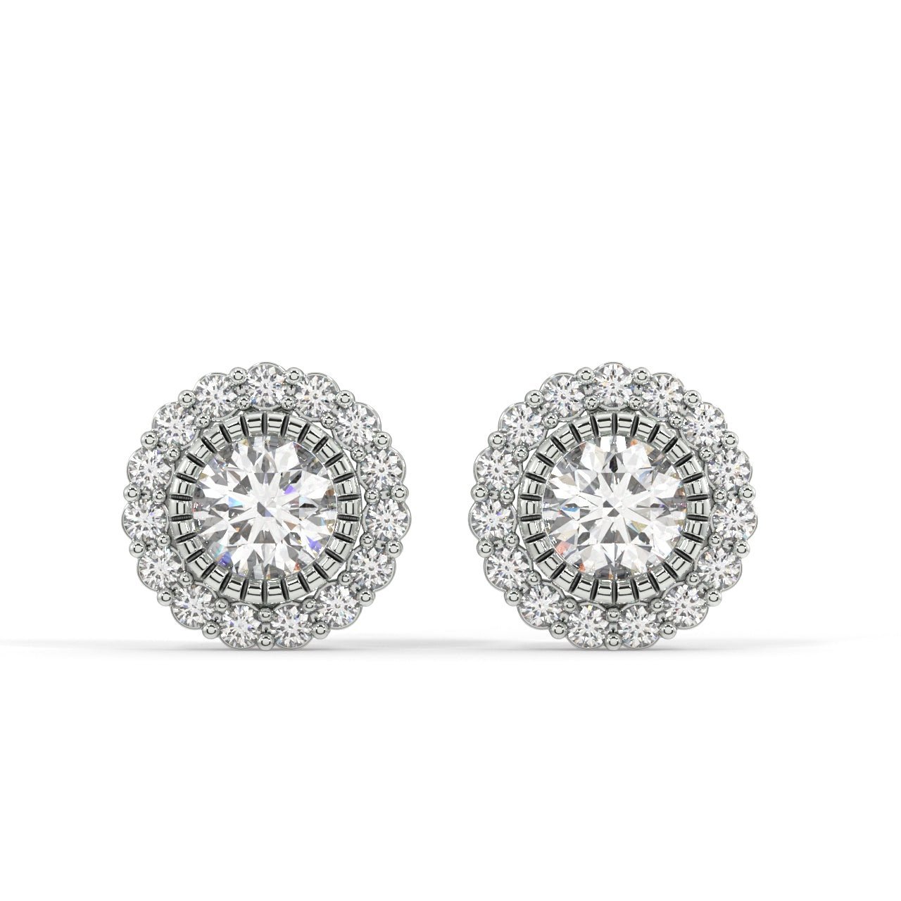 Olivia Halo Stud Earrings