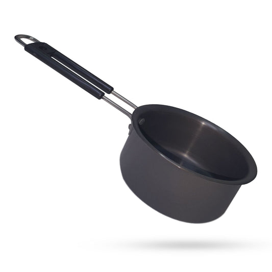 Ambika Hard Anodized Tea Pan- 17 cm with Lid