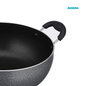 Ambika Deep Kadhai Non-Stick with Lid-Size 5- 28 cm