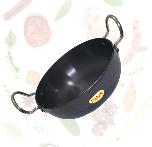 Unisafe Hard Anodized Kadhai - Size 4 - 26 cm