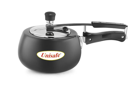Unisafe Hard Anodized (Black ) Cooker- 3 Litre