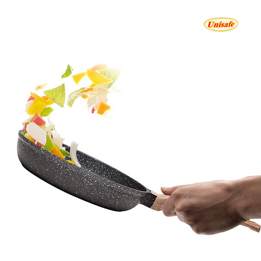 Unisafe Non Stick Fry Pan with Lid - 24 CM