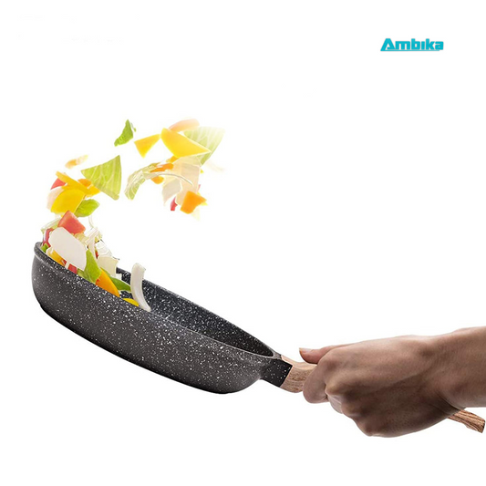 Ambika Non Stick Deep Fry Pan  - 26 CM