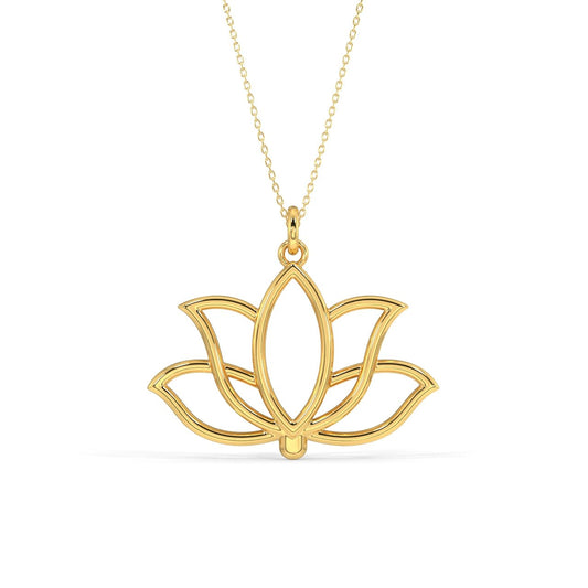Precious Lotus Necklace