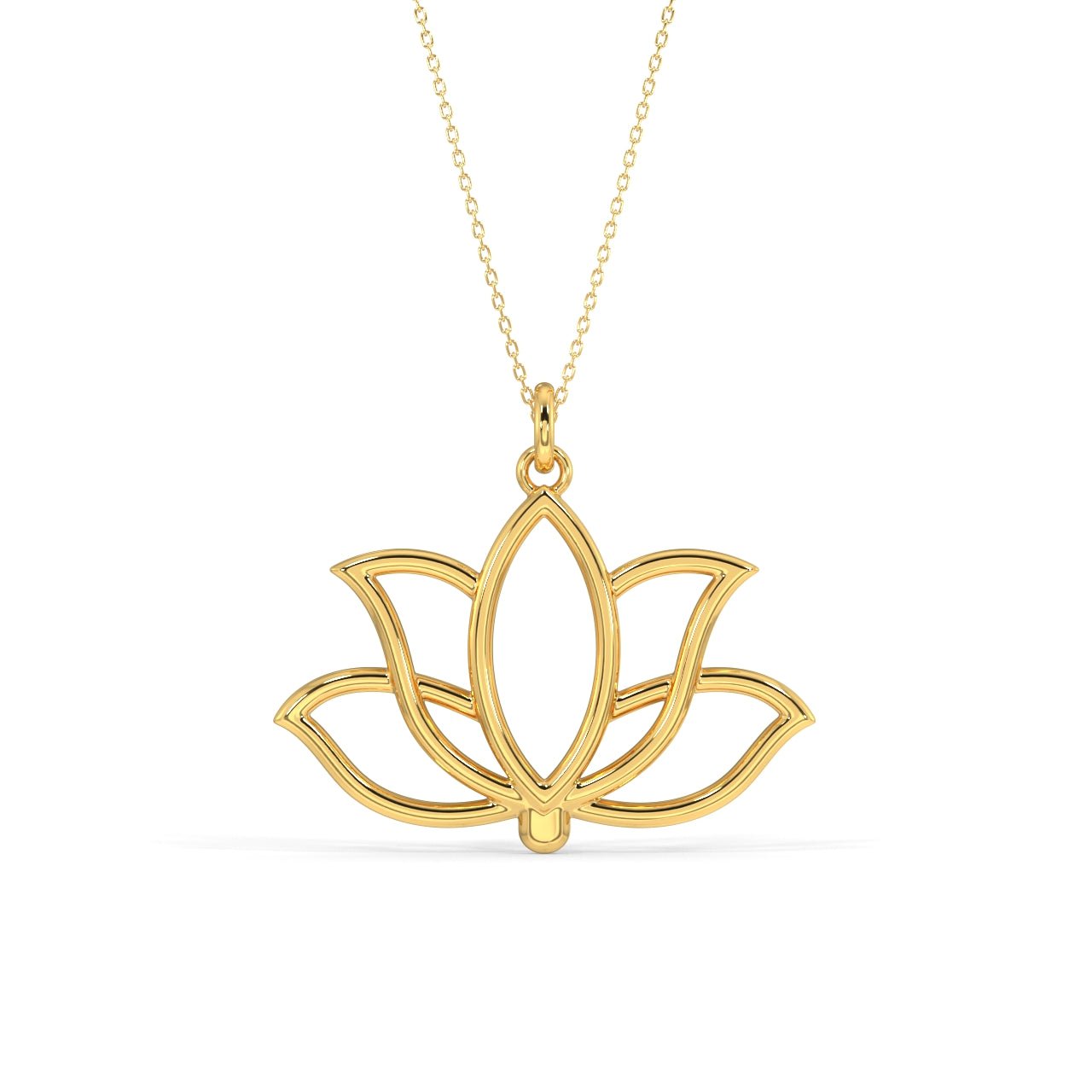 Precious Lotus Necklace
