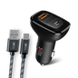 boAt Dual QC-PD Port Rapid Car Charger With Type C Cable