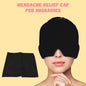 Headache Relief Hat Migraine Cap (1 Pc  Black Color)