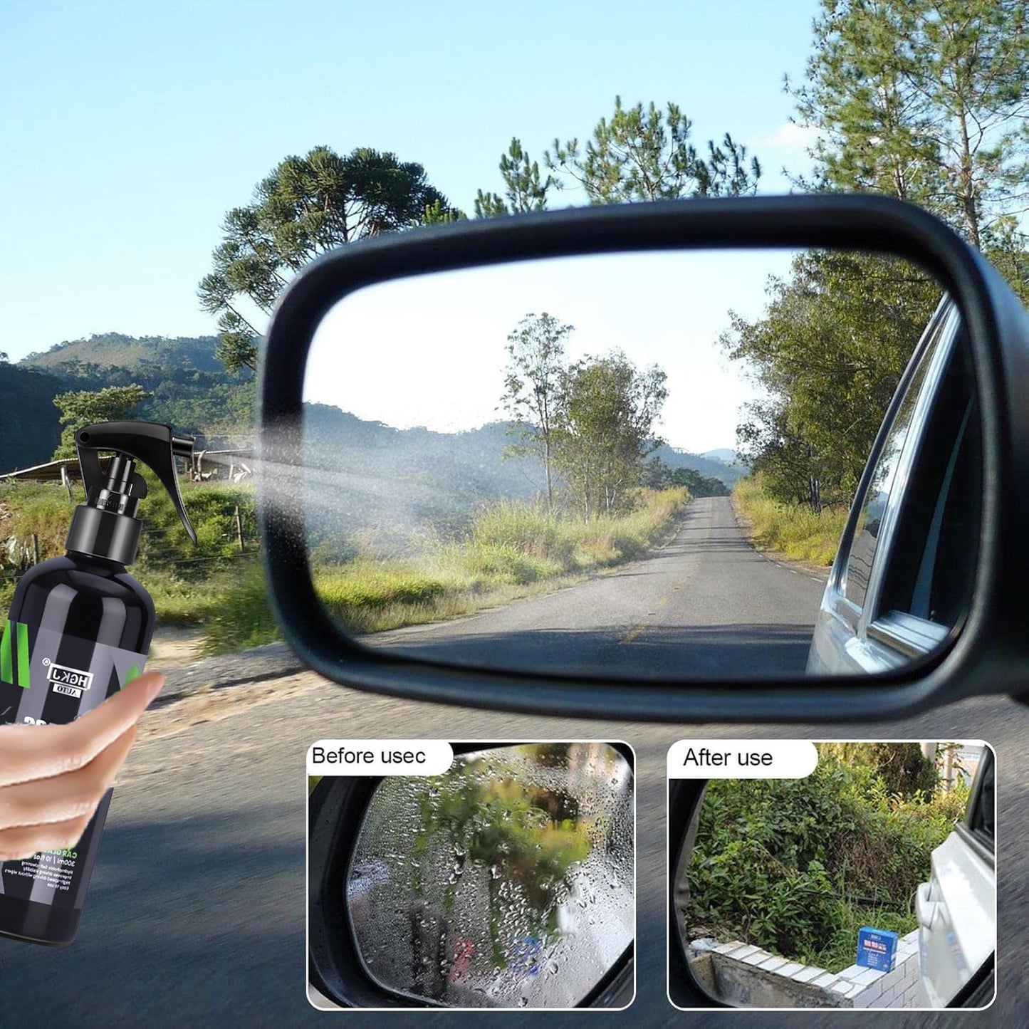 Glass Anti Fog Spray  120ml (Set)