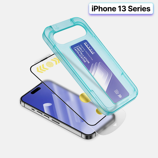 iPhone 13 Series Tempered Glass Screen Protector - Pack of 4