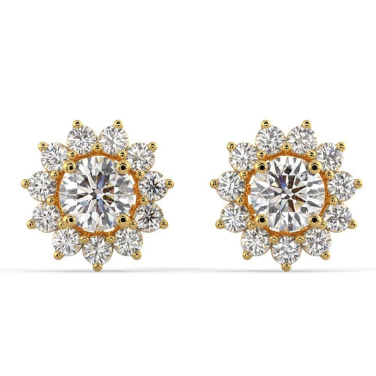 Starburst Diamond Jacket Earrings