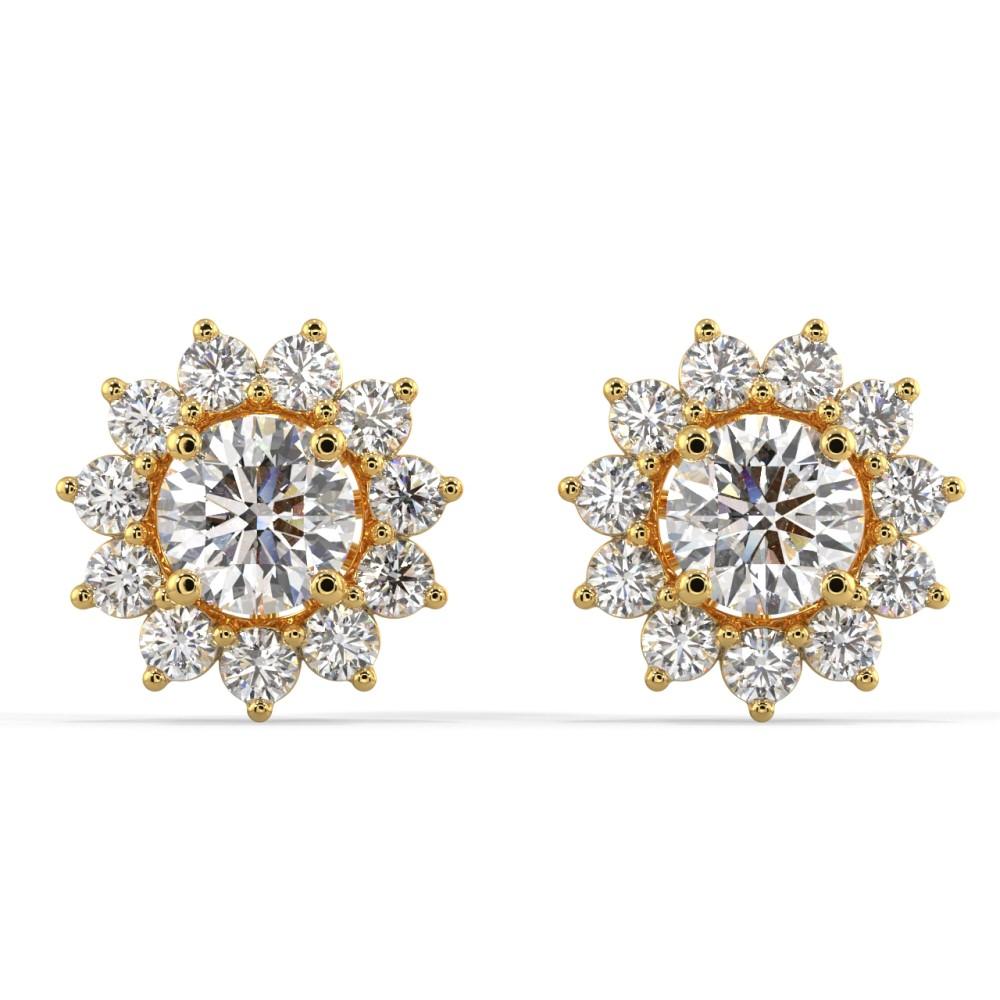 Starburst Diamond Jacket Earrings