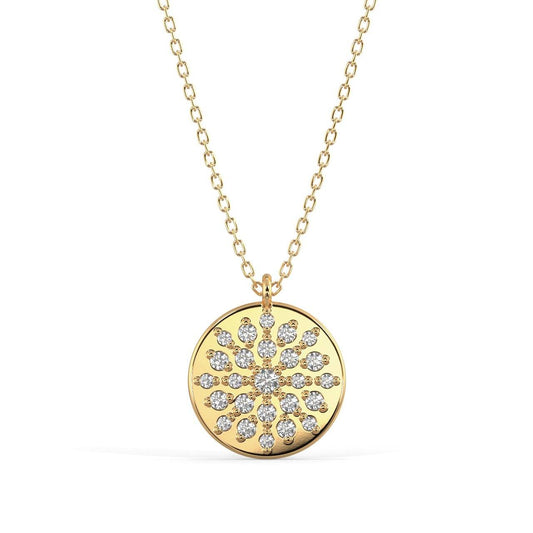 The Golden Burst Pendant Necklace