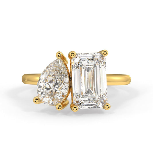 Two Stone Radiance Ring