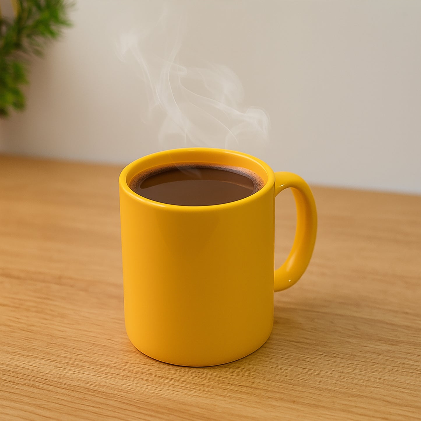 Elegant Ceramic Mug With Matching Spoon