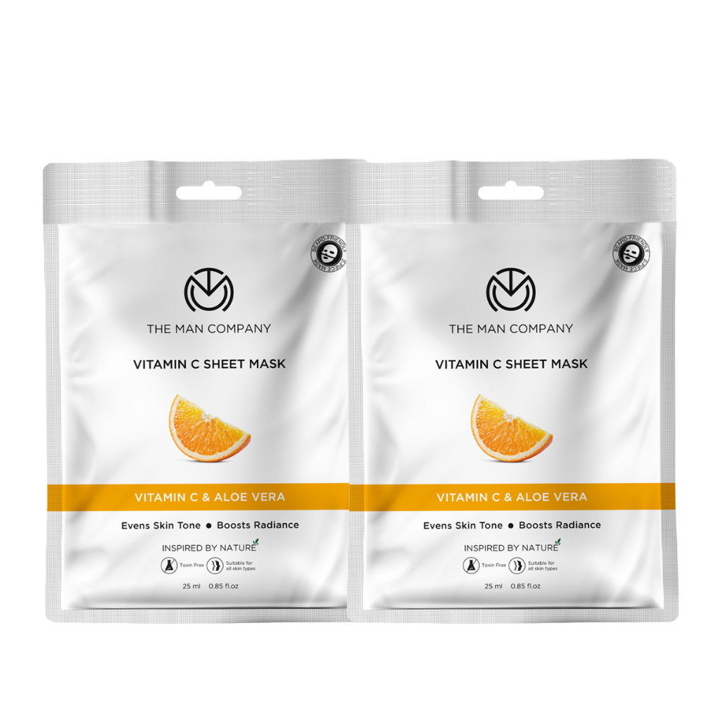 Vitamin C Sheet Mask | Vitamin C & Aloe Vera (Multi Packs)