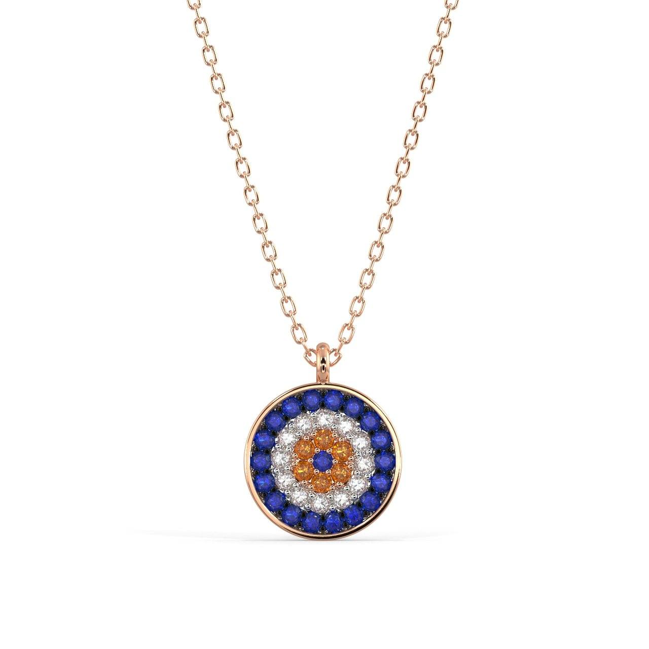 Ward Off Evil Eye Pendant Necklace