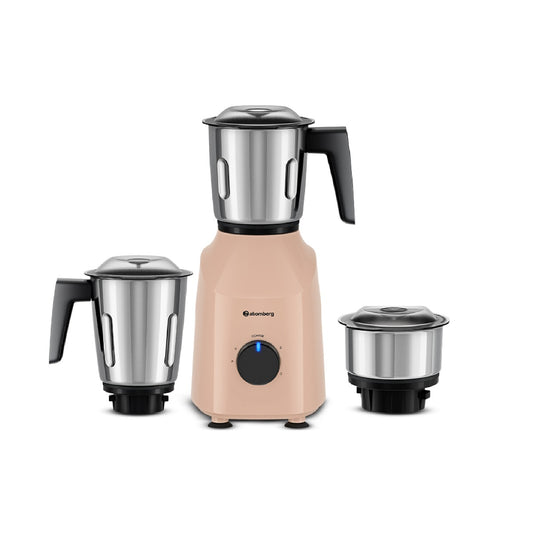 Atomberg Xiana Mixer Grinder with Unique Coarse Mode | 3 Jars with Powerful 750W intelligent motor (Peach Blossom)